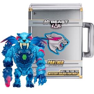 New Mr Beast Lab Apex Panther Collectible Action Figure 6.25” Tall Premium Box